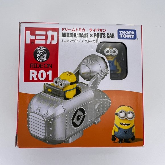 Minion Dave Gru’s Car Ride On R01 by Dream Tomica Takara Tomy From Japan - FUN! - Picture 7 of 11
